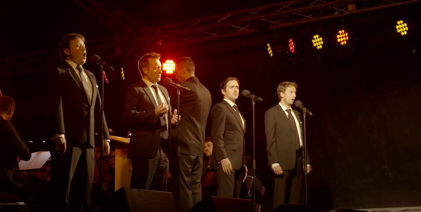 Operatico performing on stage