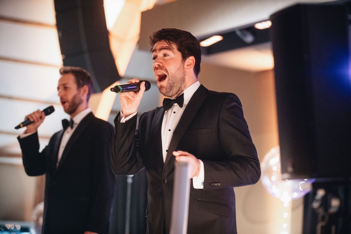Operatico male opera singers performing live